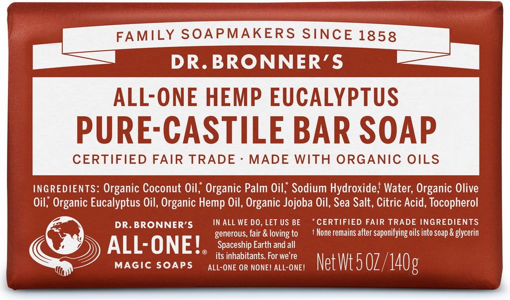 Dr. Bronner's Pure-Castile Bar Soap